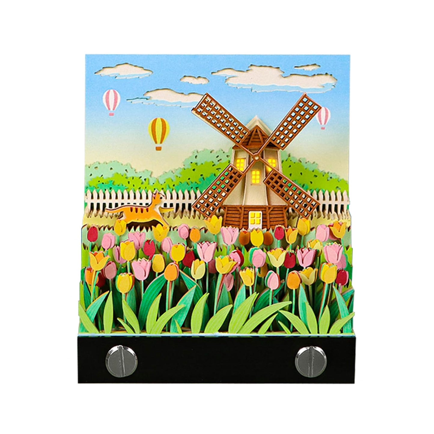 3D Calendar 2026 - Windmill