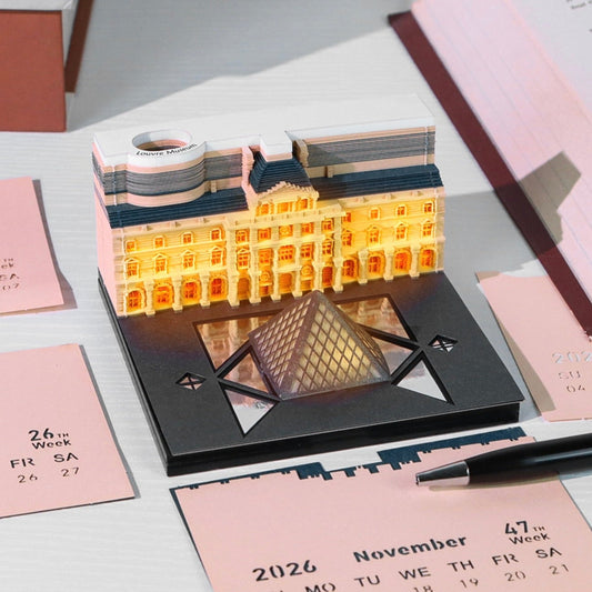 Louvre-Museum (mit Licht) & Kalender 2026)