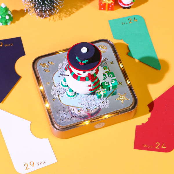 Schneemann (mit Licht) & Kalender 2026)