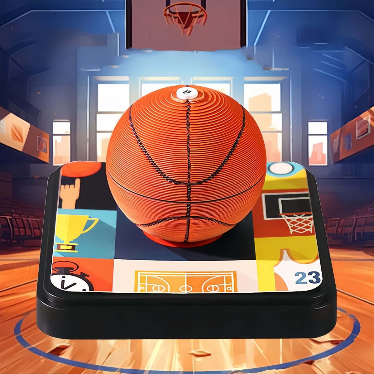 3D Calendar 2026 - Basketball