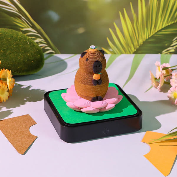 3D Calendar 2026 - Capybara