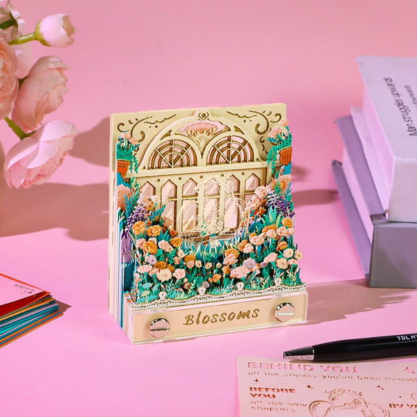 3D Calendar 2026 - Carnation