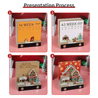 3D Calendar 2026 - Christmas Snow House