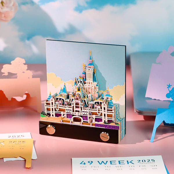 3D Calendar 2026 - Fairy Tale Castle