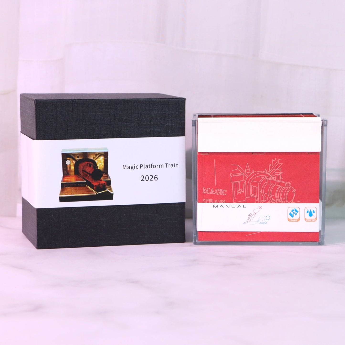 3D Calendar 2026 - Magic Platform Train