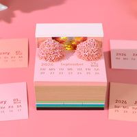 3D Calendar 2026 - Peach Blossom Forest