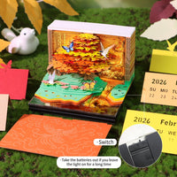 3D Calendar 2026 - Phoenix Perched Wutong