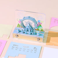 3D Calendar 2026 - Snowflake Ferris Wheel