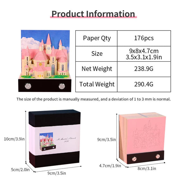 3D Calendar 2026 - St. Martin's Church