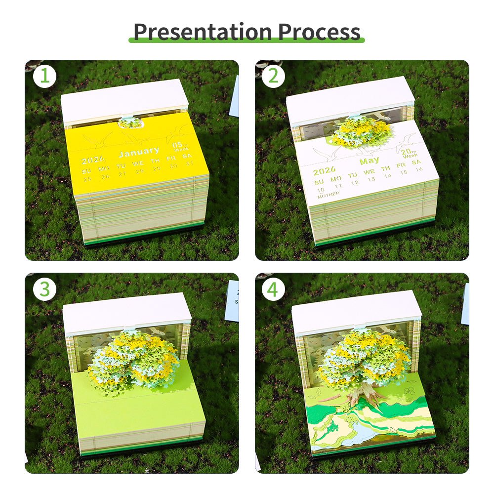 3D Calendar 2026 - Tree House D