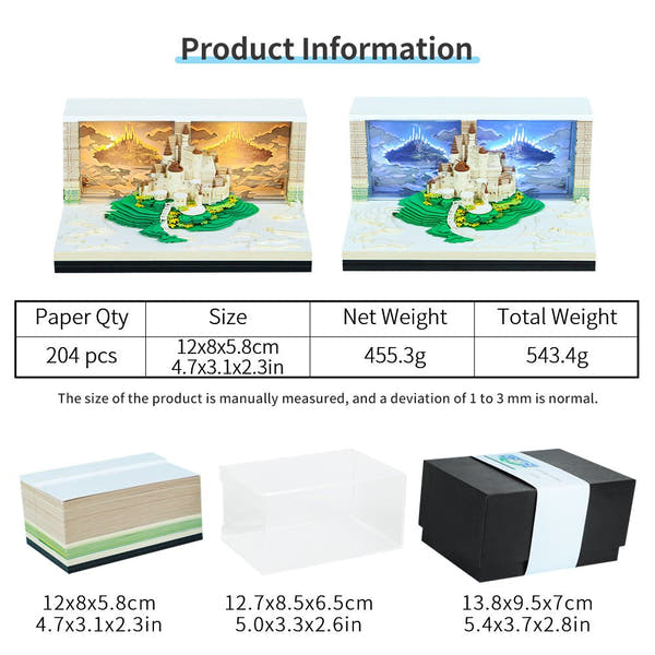 3D Calendar 2026 - City in Sky