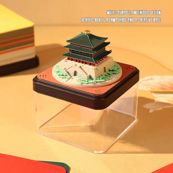 3D-Kalender 2026 – Uhrturm