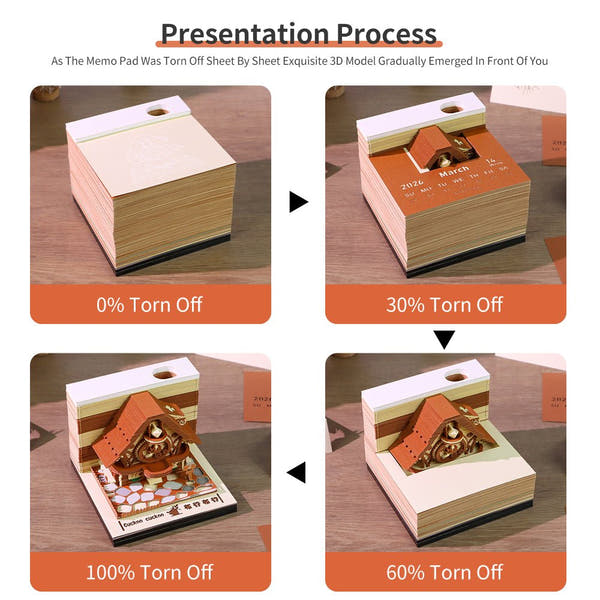 3D Calendar 2026 - Cuckoo