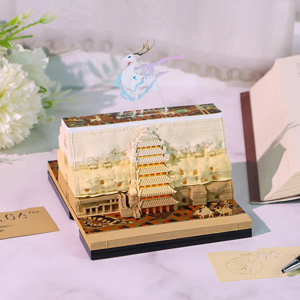 3D-Kalender 2026 – Dunhuang Mogao-Grotten