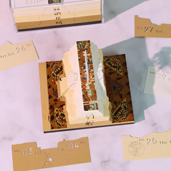 3D-Kalender 2026 – Dunhuang Mogao-Grotten