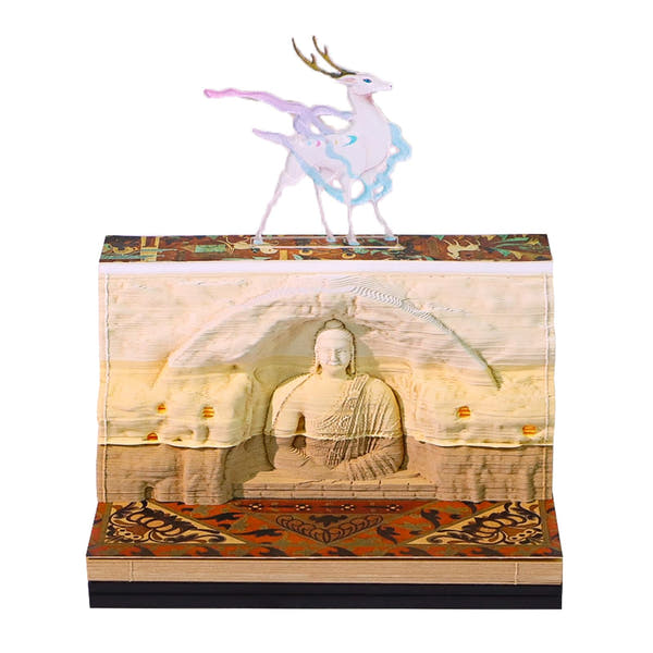 3D-Kalender 2026 – Dunhuang Mogao-Grotten