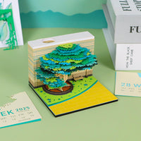 3D Calendar 2026 - Four Seasons Tree