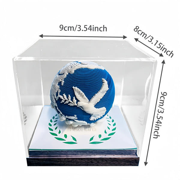 3D Calendar 2026 - Peace Earth