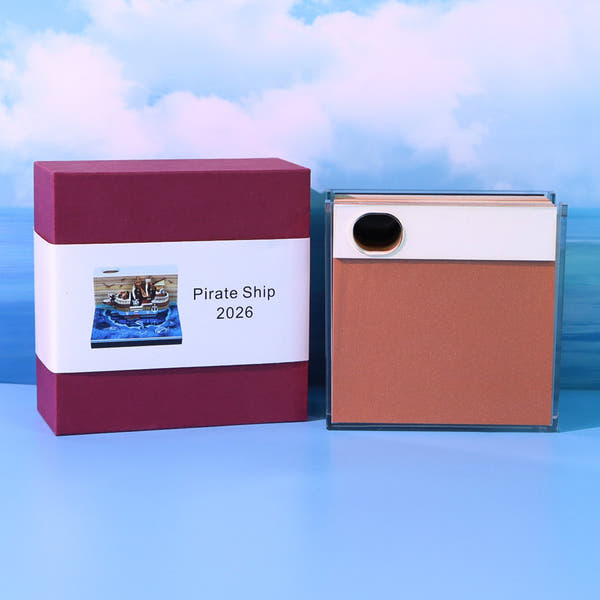 3D-Kalender 2026 - Piratenschiff