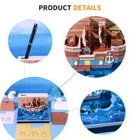 3D-Kalender 2026 - Piratenschiff