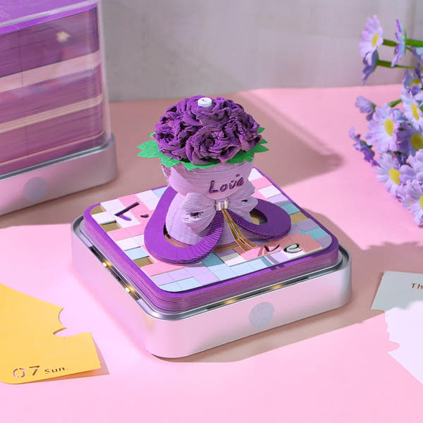 3D-Kalender 2026 - Rosen