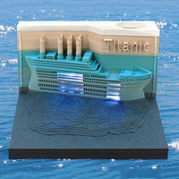 3D Calendar 2026 - Titanic