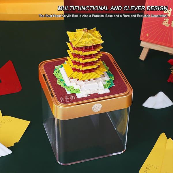 3D Calendar 2026 - Yellow Crane Tower